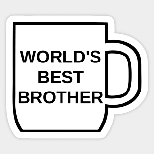 World's Best Brother Sticker